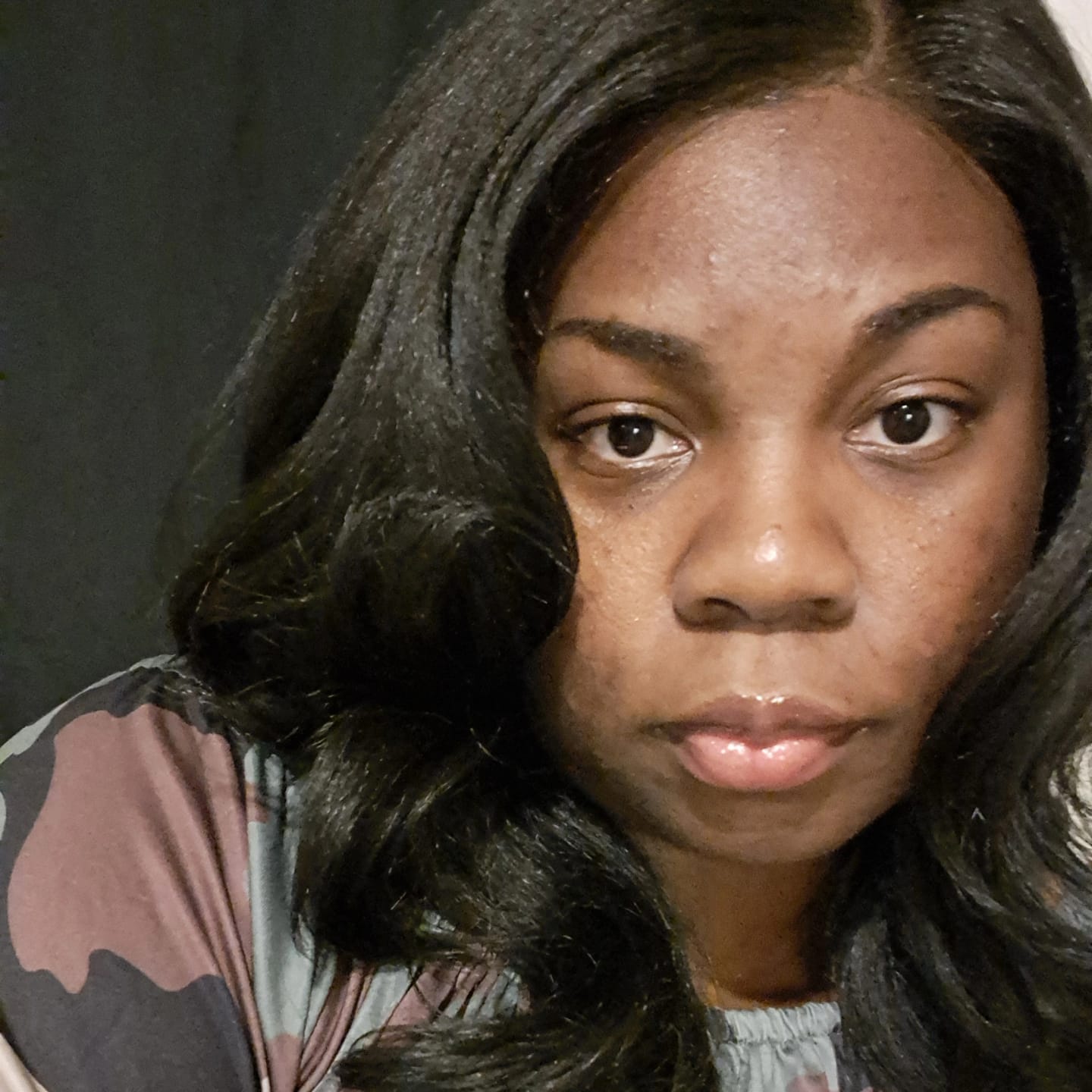 Customer photo review of Outre Perfect Hairline Synthetic HD Lace Wig - JULIANNE