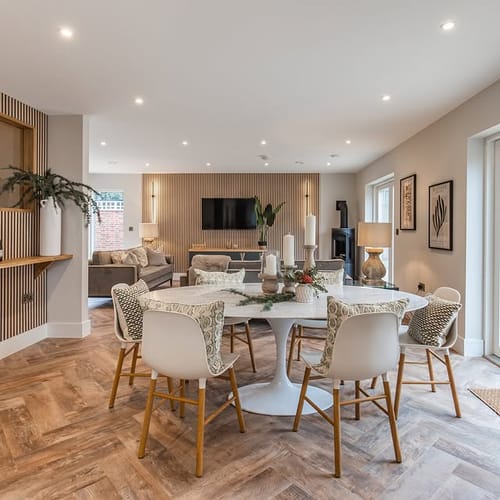 Customer photo review of Pack Of x2 240cm x 60cm Acoustic Slatted Wall Panels (Multiple Colours)