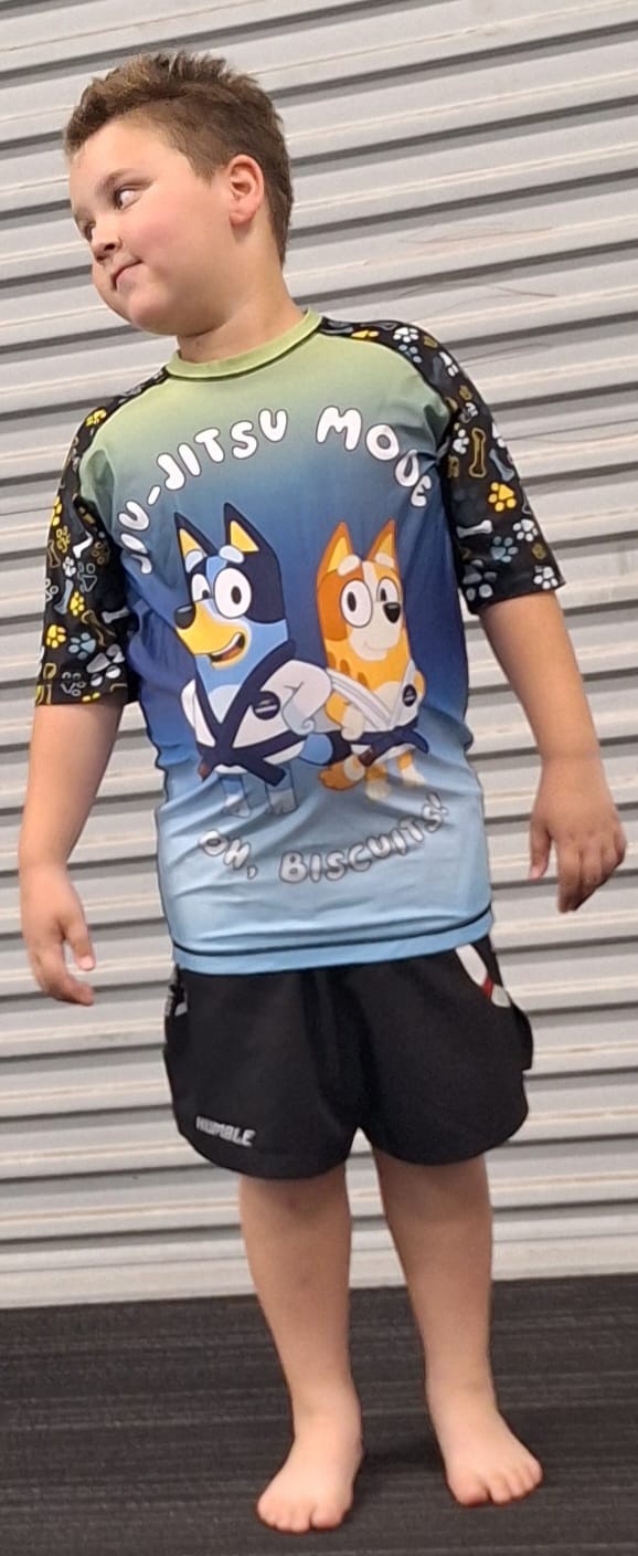 Customer photo review of Heeler Rollers Premium Bjj Rash Guard For Men/Women