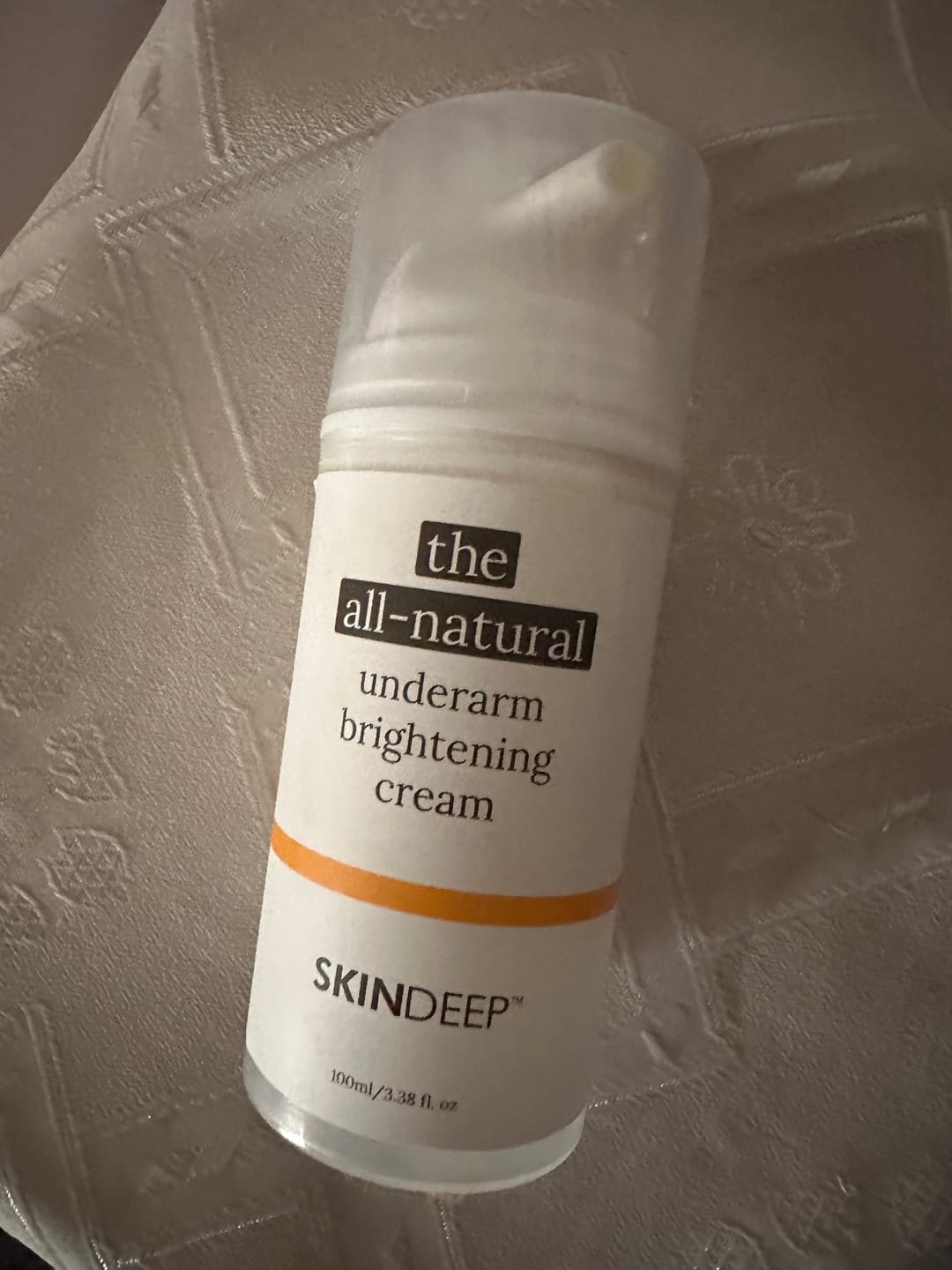 Customer photo review of THE ALL-NATURAL UNDERARM BRIGHTENING CREAM