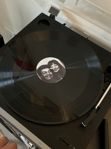 Customer photo review of Custom Vinyl Records