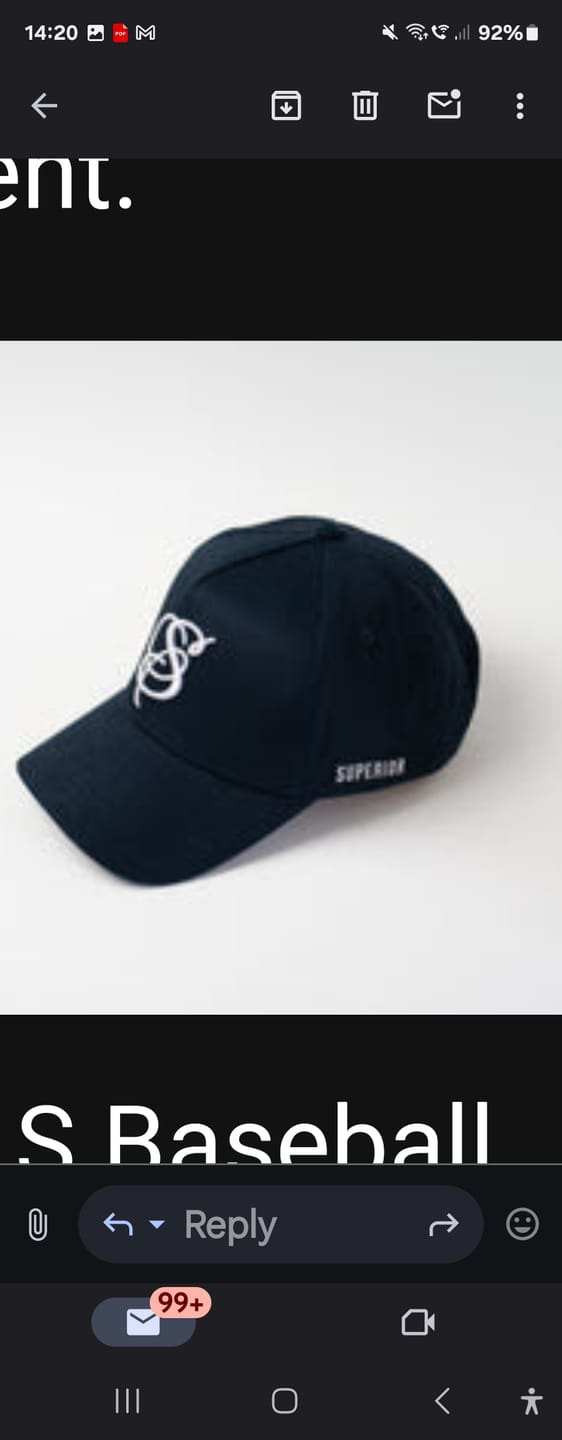 Customer photo review of S Baseball Cap - Navy