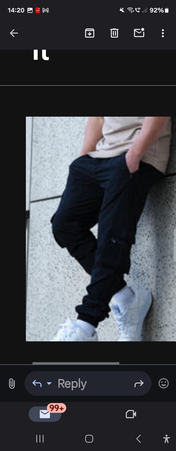 Customer photo review of Reno Cargos - Black