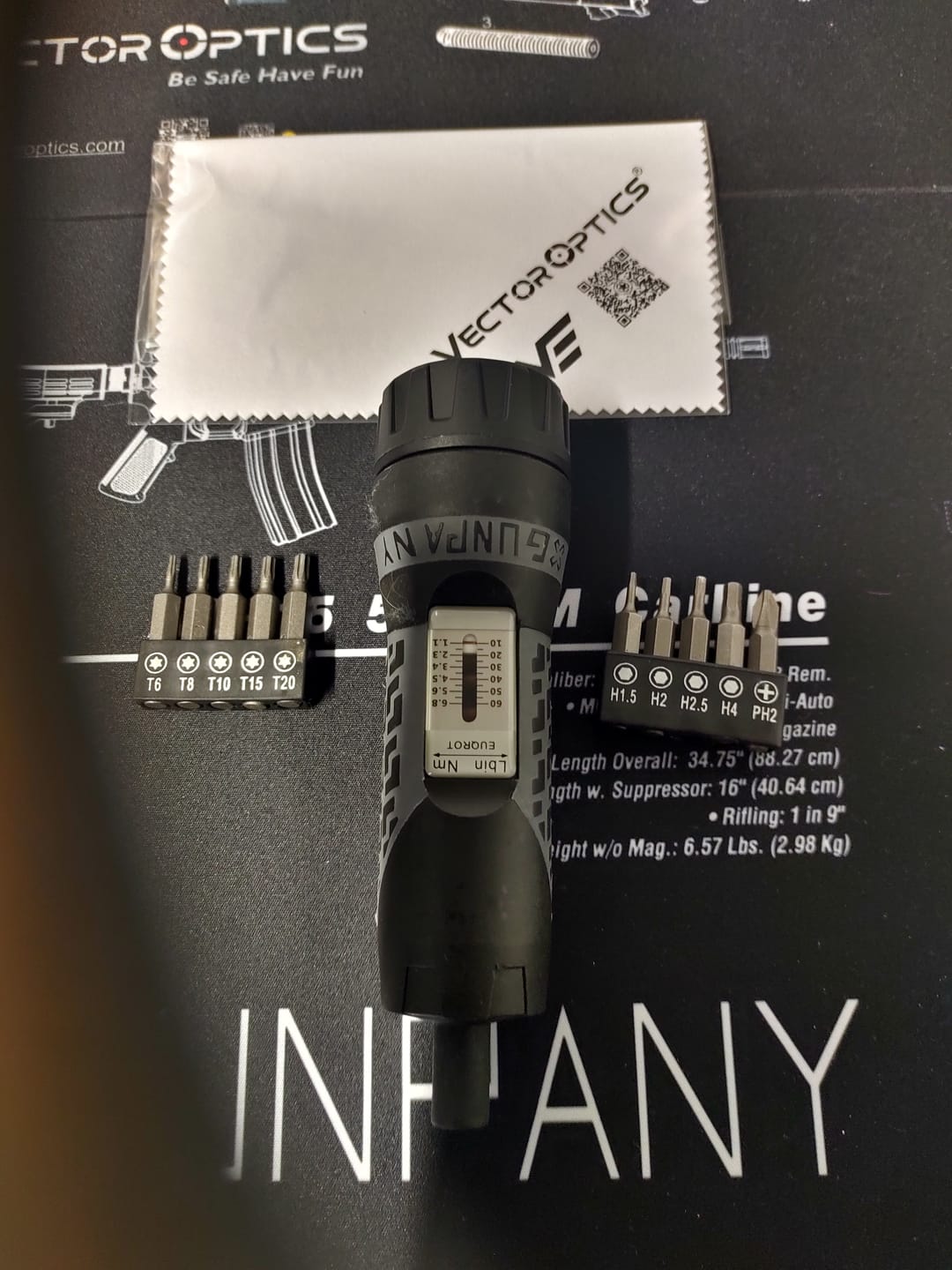 Customer photo review of Vector Optics SCTK-04 Drehmoment-Schraubenzieher 1,1-6,8Nm