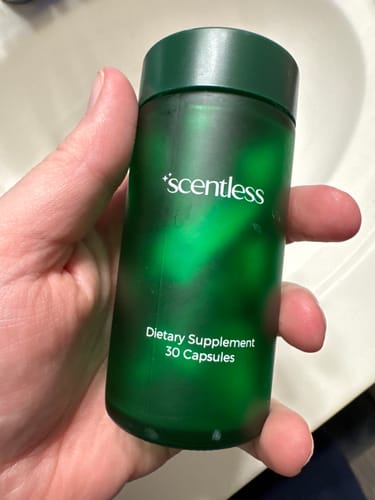 Customer photo review of Scentless Deodorant Supplement