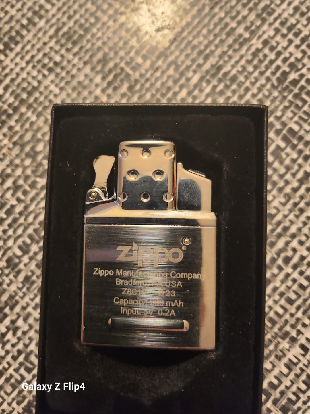 Customer photo review of Zippo USB Einsatz ARC Lichtbogen