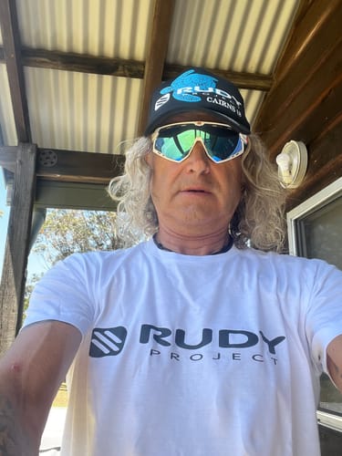 Customer photo review of Rudy Project Cotton White T-Shirt