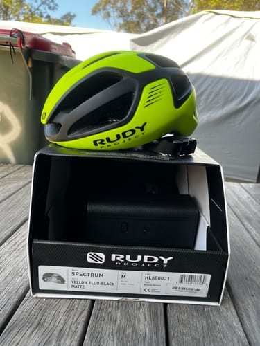 Customer photo review of Spectrum Helmet Yellow Fluo Medium
