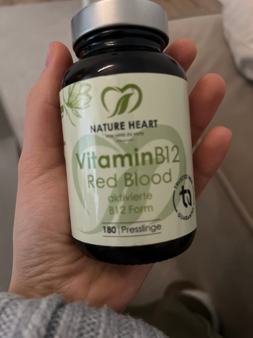 Customer photo review of Vitamin B12 Red Blood