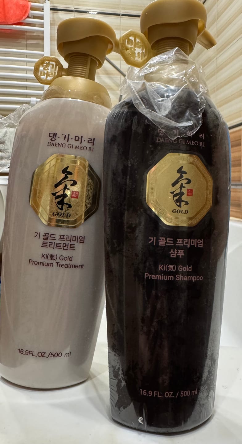 Customer photo review of Шампоан против косопад Златна енергия за увредена и тънка коса Doori Ki Gold Premium