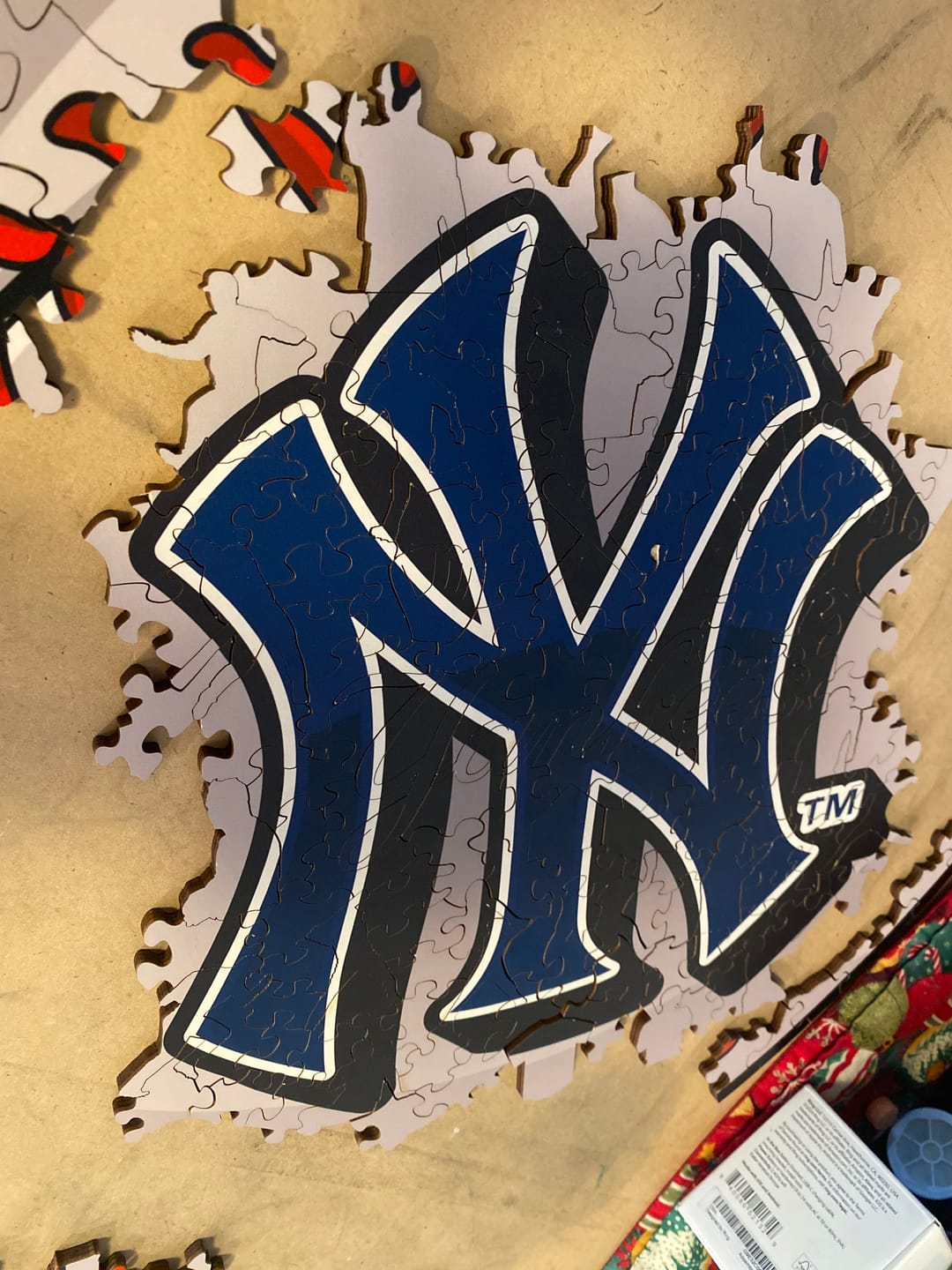 Customer photo review of New York Yankees™ - Wooden Puzzle