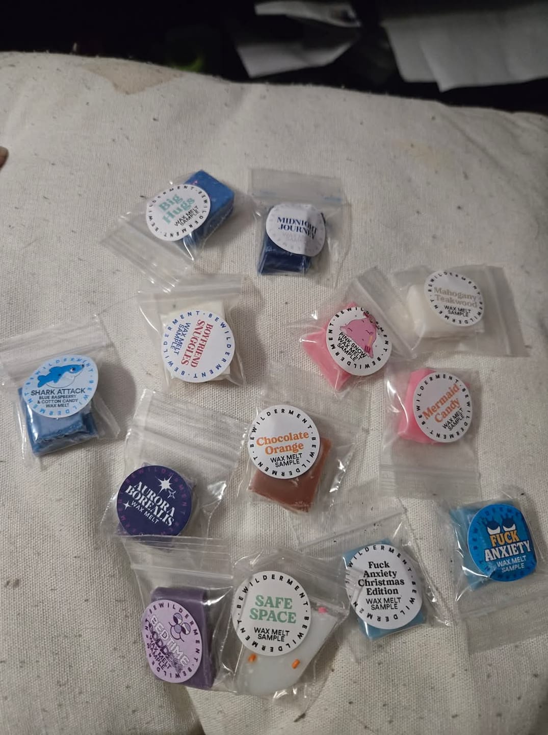 Customer photo review of Wax Sample Pack