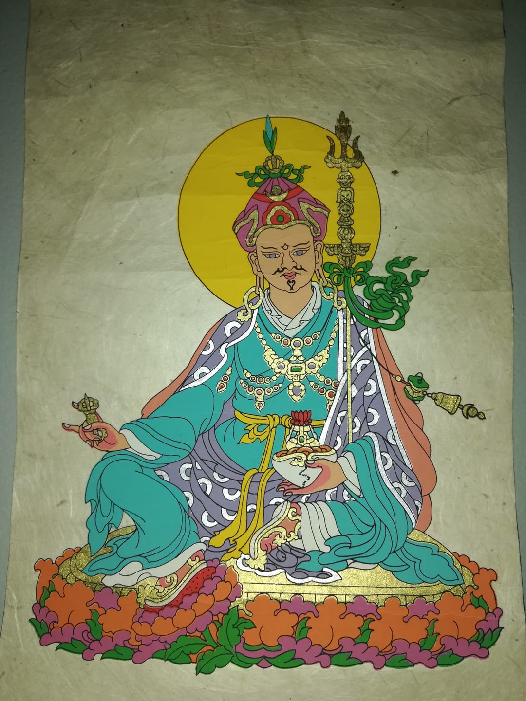 Customer photo review of Thangkas | Bambou & Papier de Riz
