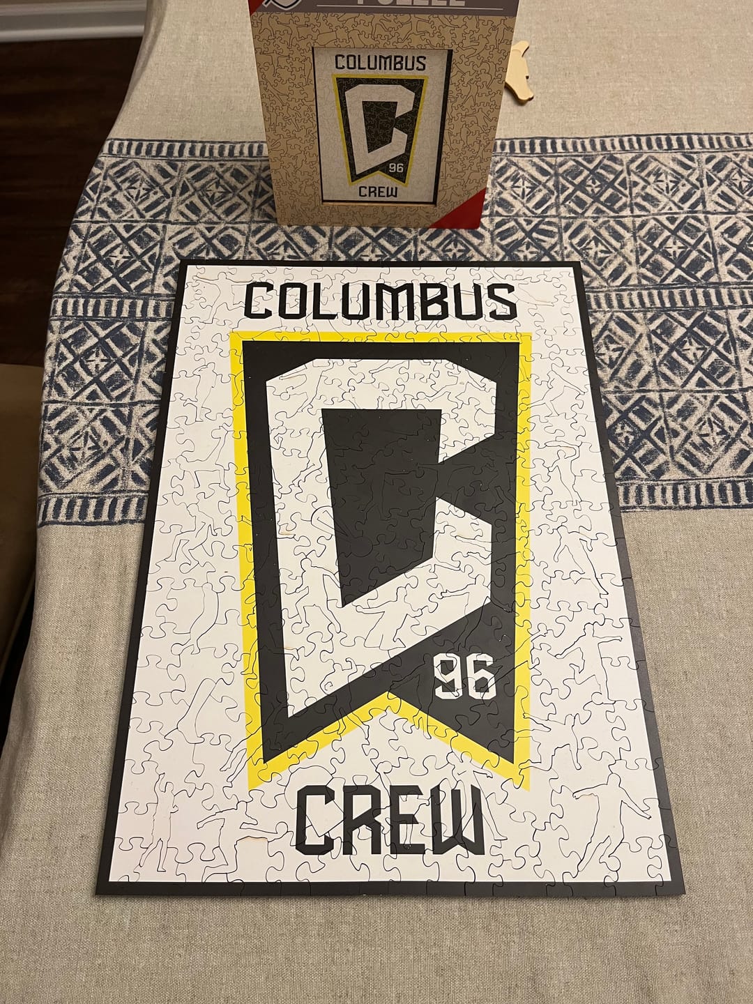 Customer photo review of Columbus Crew® Logo - Wooden Puzzle