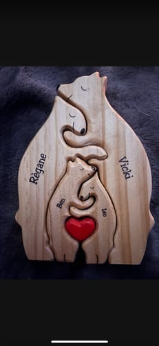 Customer photo review of Personalized Bear Familiy