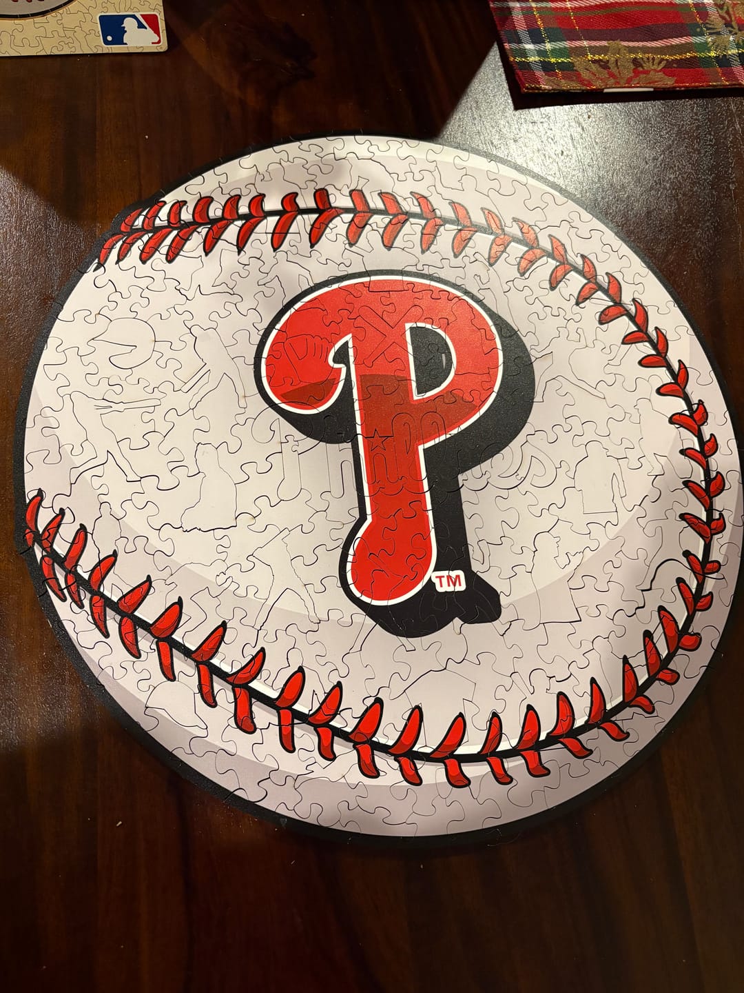Customer photo review of Philadelphia Phillies™ - Wooden Puzzle