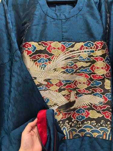 Customer photo review of White Pheasant 白鹇 Ming Dynasty Men's & Unisex Buzi Yuanlingpao Robe