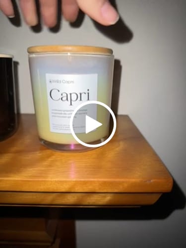 Customer video review of Capri Candle