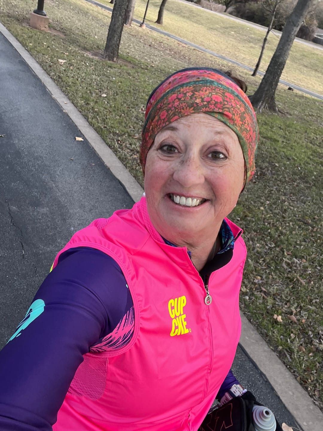 Customer photo review of Womens Indigo Vapour Fleece Jersey