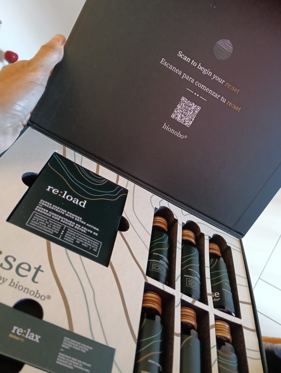 Customer photo review of re:set® deep detox kit.