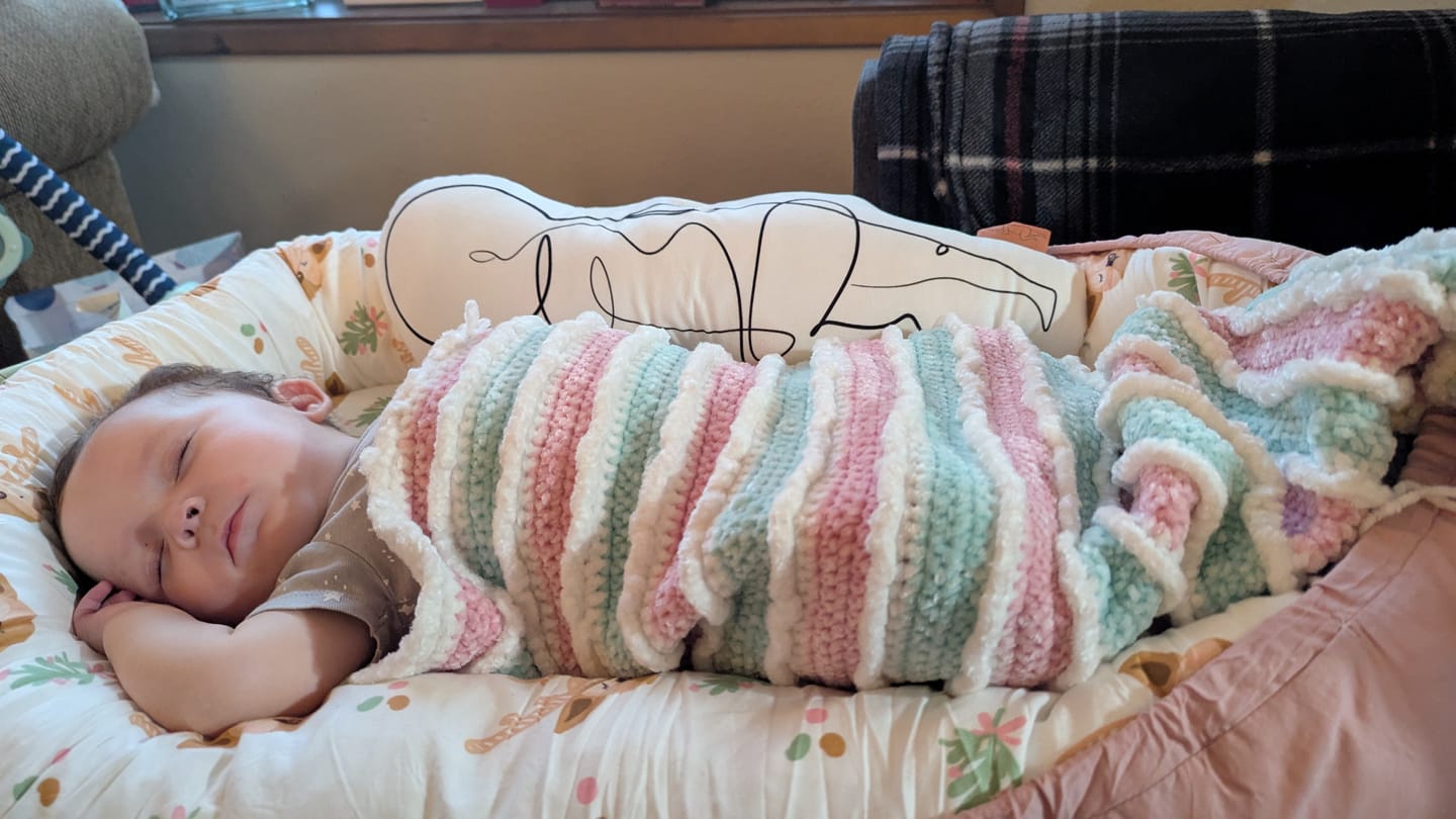 Customer photo review of Birth Pillow Line One