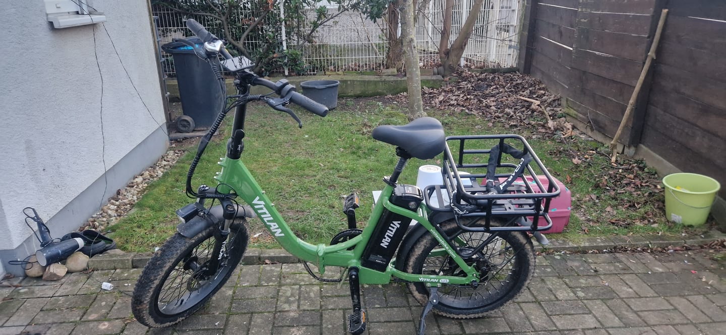 Customer photo review of U3 Full Suspension Foldable Fat Tire Electric Bike