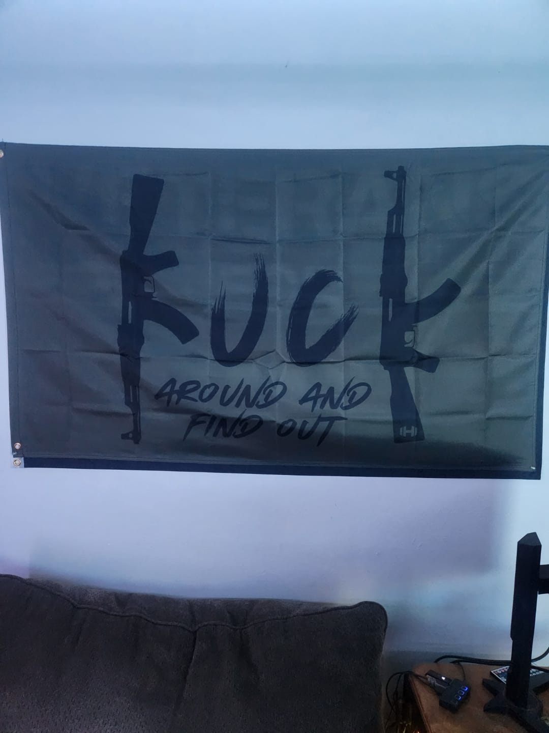 Customer photo review of Fck Around And Find Out Flag