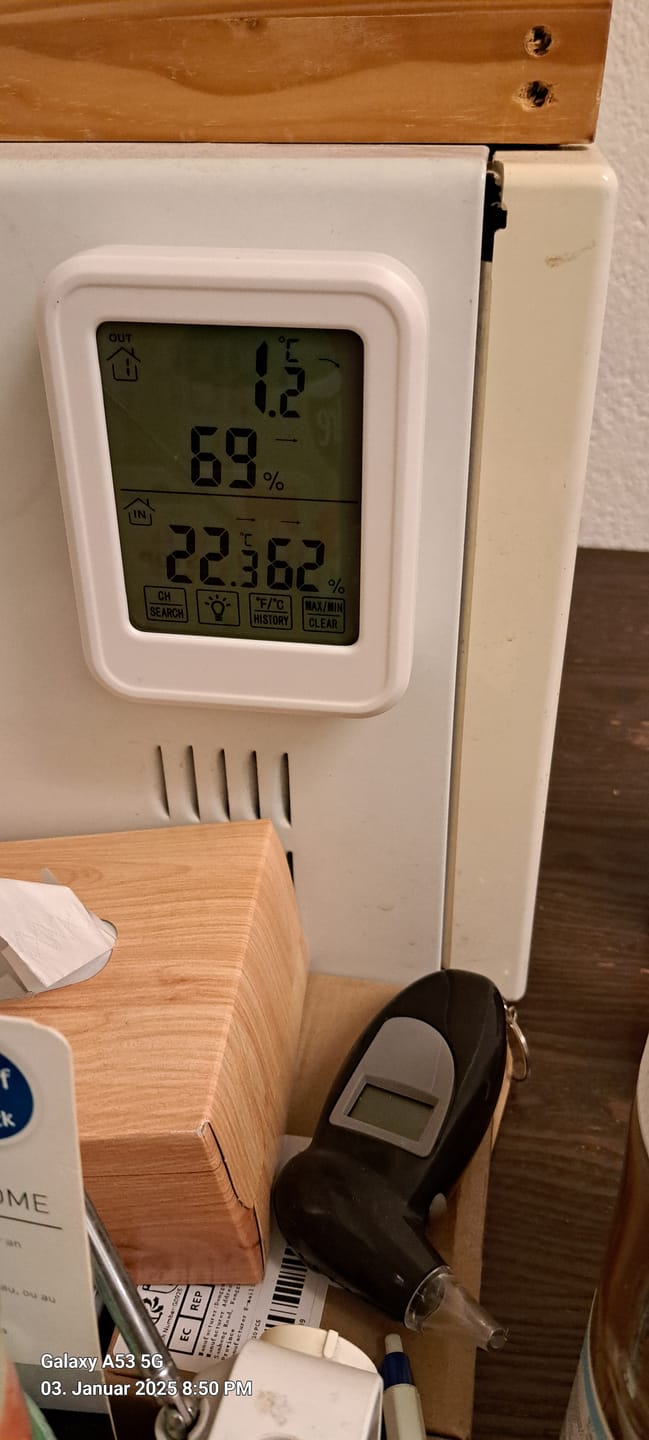 Customer photo review of Digital Wireless Thermo-/Hygrometer mit Sensor