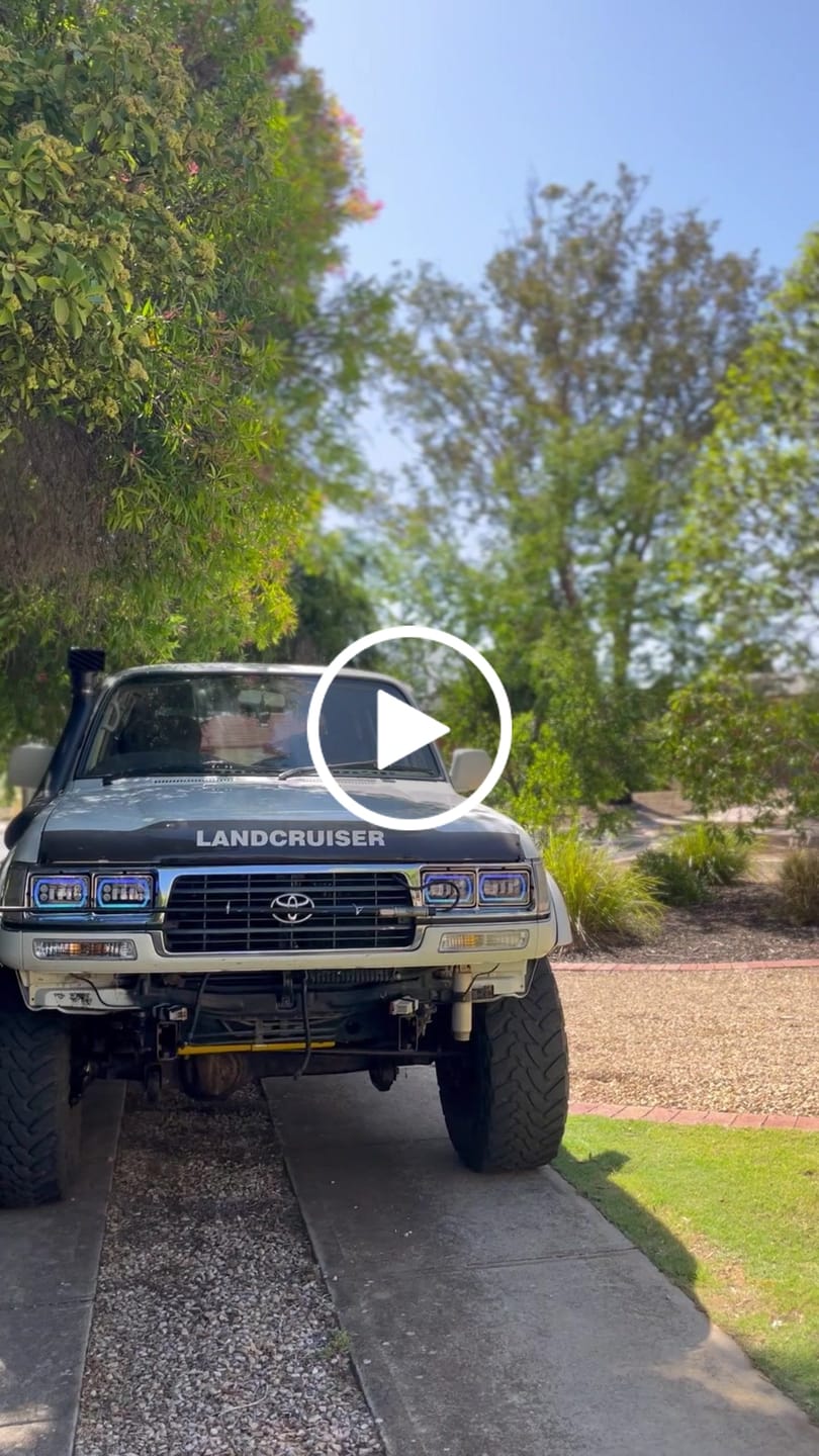 Customer video review of 4X6" LED Colour Chasing Headlights