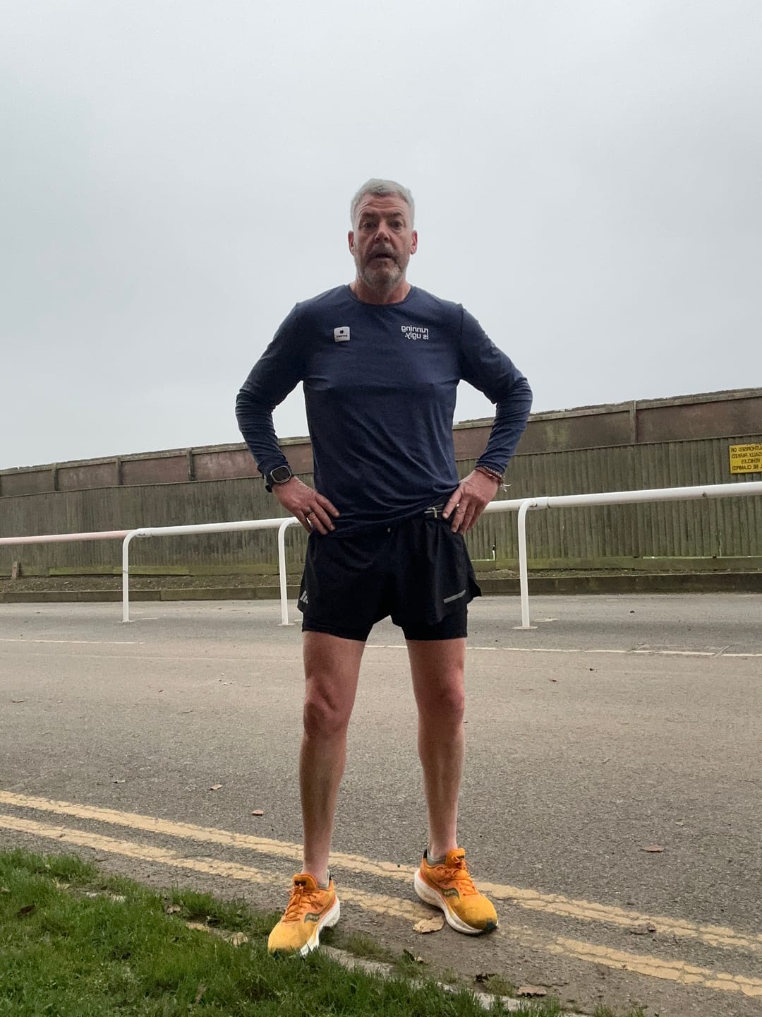 Customer photo review of saysky clean pace longsleeve, green.