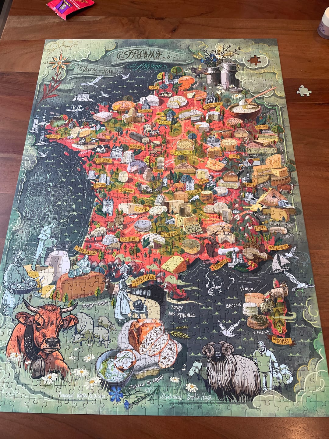 Customer photo review of Cheese Puzzle - France