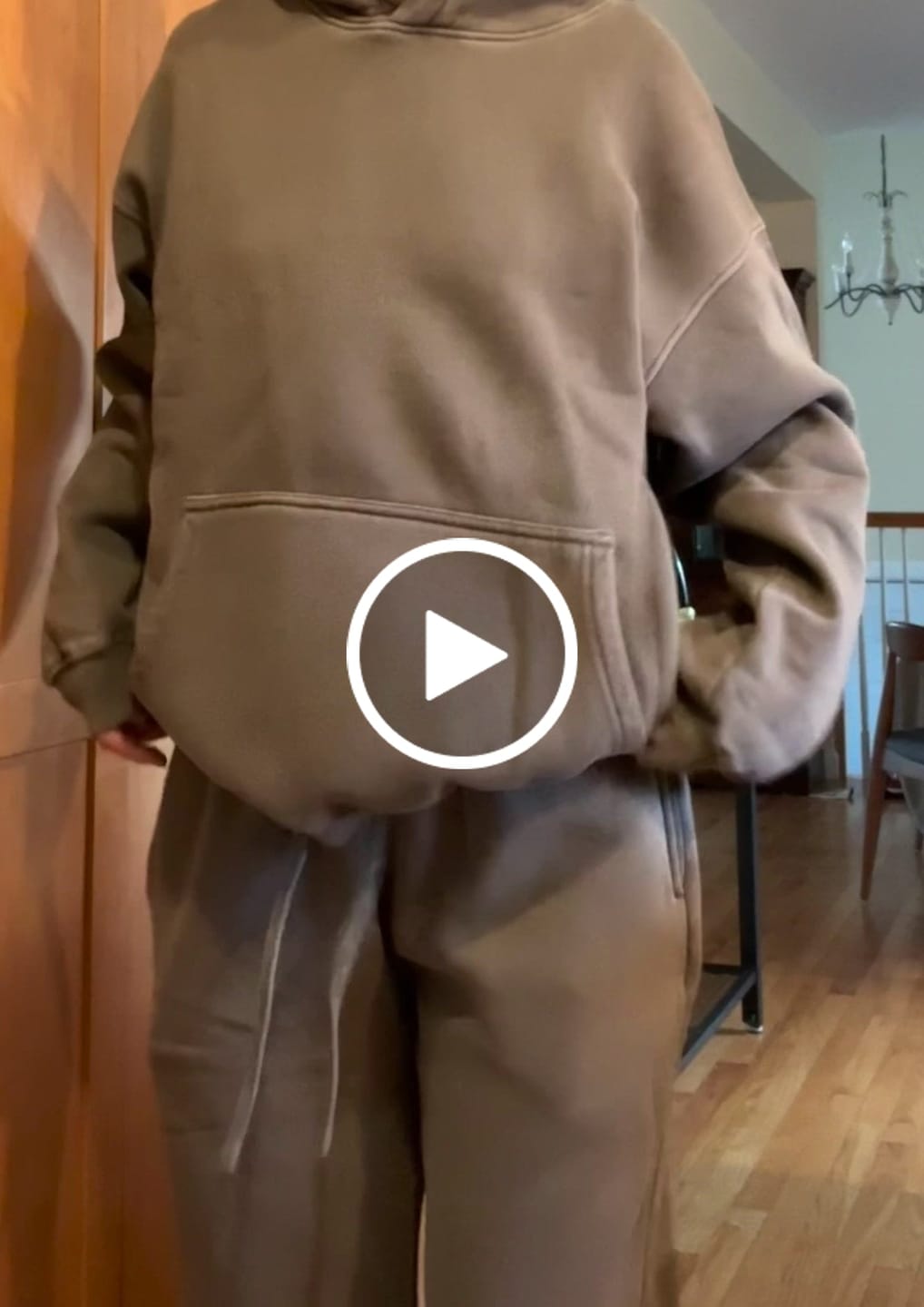 Customer video review of Sora Oversized Joggers