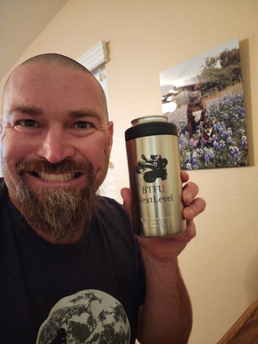 Customer photo review of Colster Tall Can Holder | 16 oz
