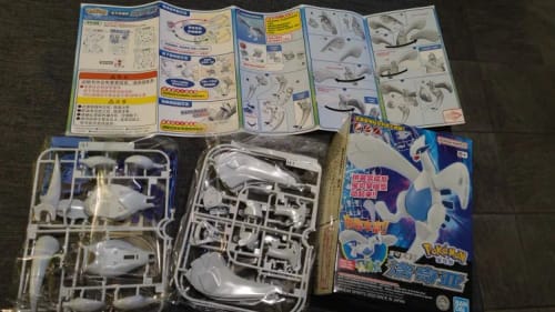 Customer photo review of Lugia, Pokemon, Bandai, Modellbaukit, ca. 8cm
