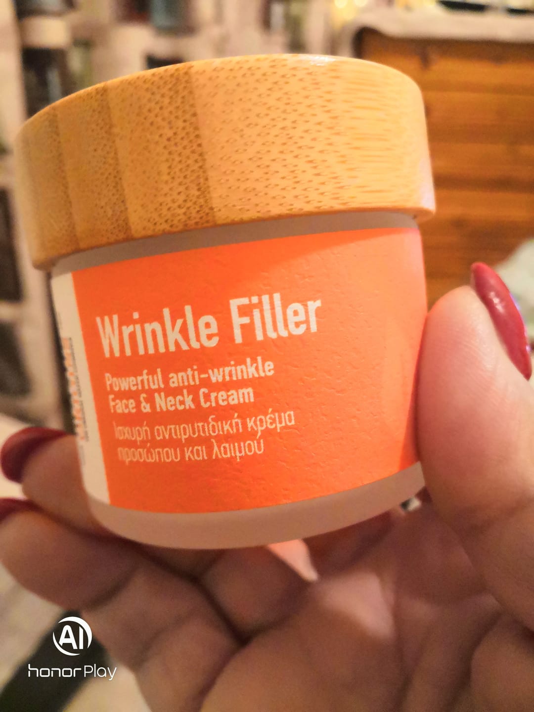 Customer photo review of WRINKLE FILLER CREAM