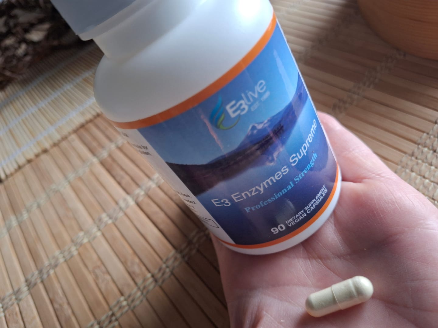 Customer photo review of E3Enzymes Supreme Professional Strength 90ct (460mg)