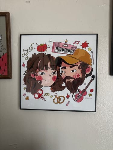 Customer photo review of 8x8 Giclee Fine Art Prints