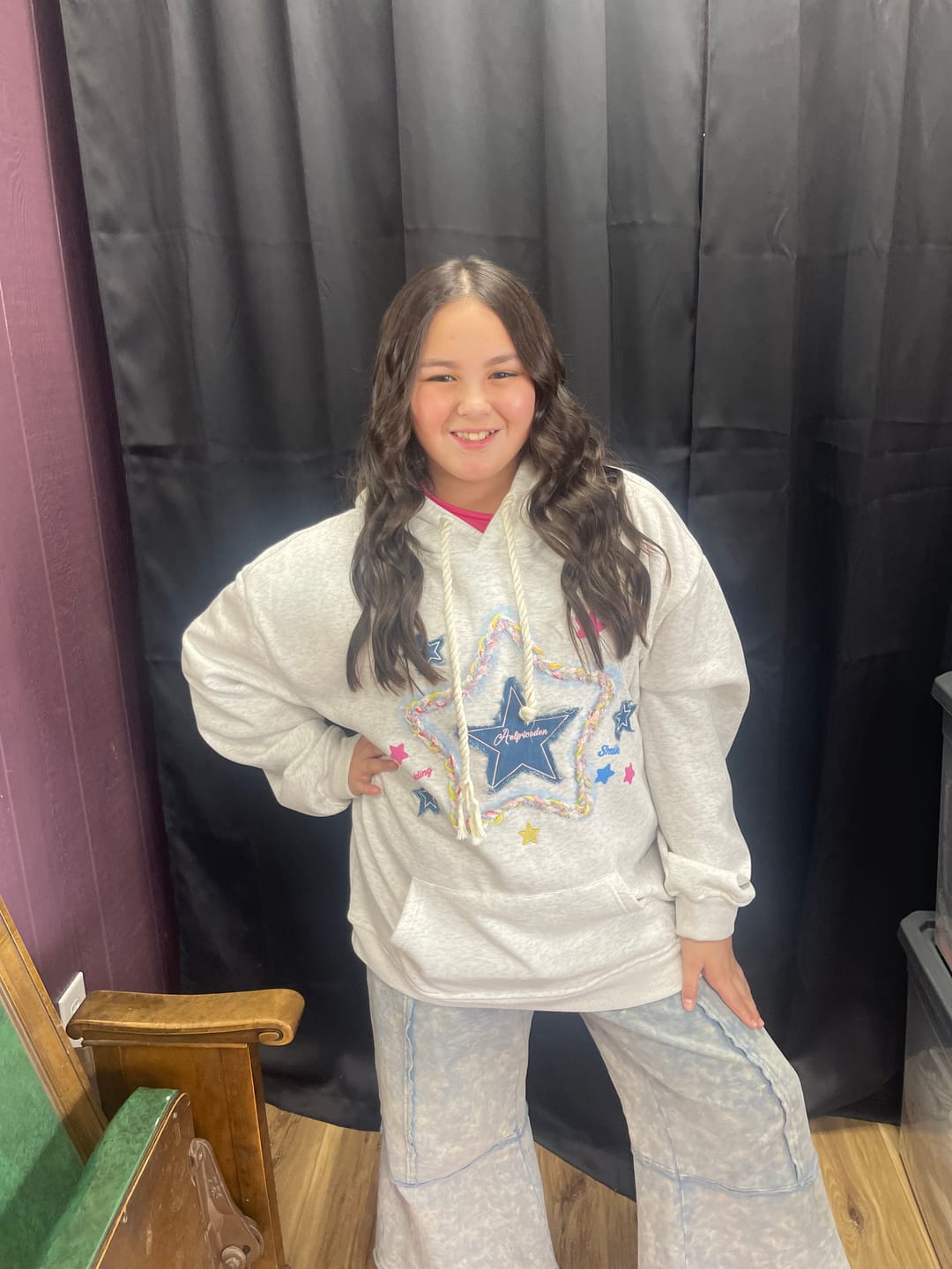 Customer photo review of Aelfric Eden Oversized Star Hoodie