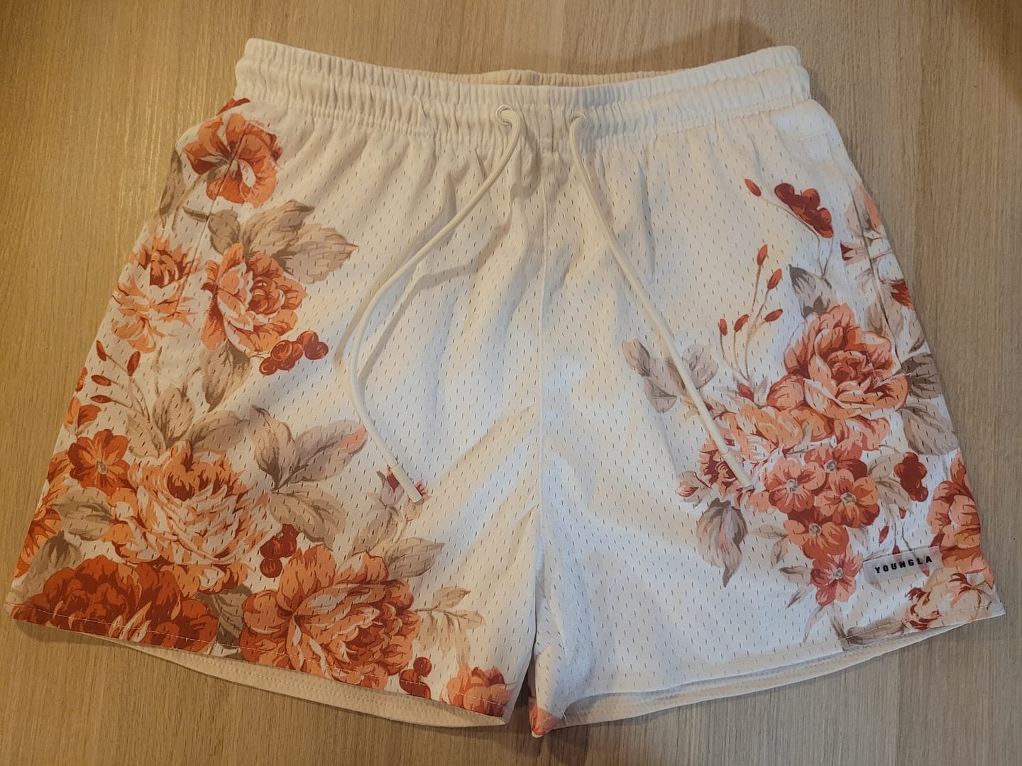 Customer photo review of 1111 -  Skulls & Roses Reversible Shorts