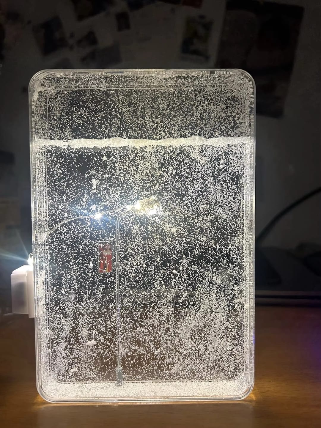 Customer photo review of GlowFall™- SnowFall Lamp