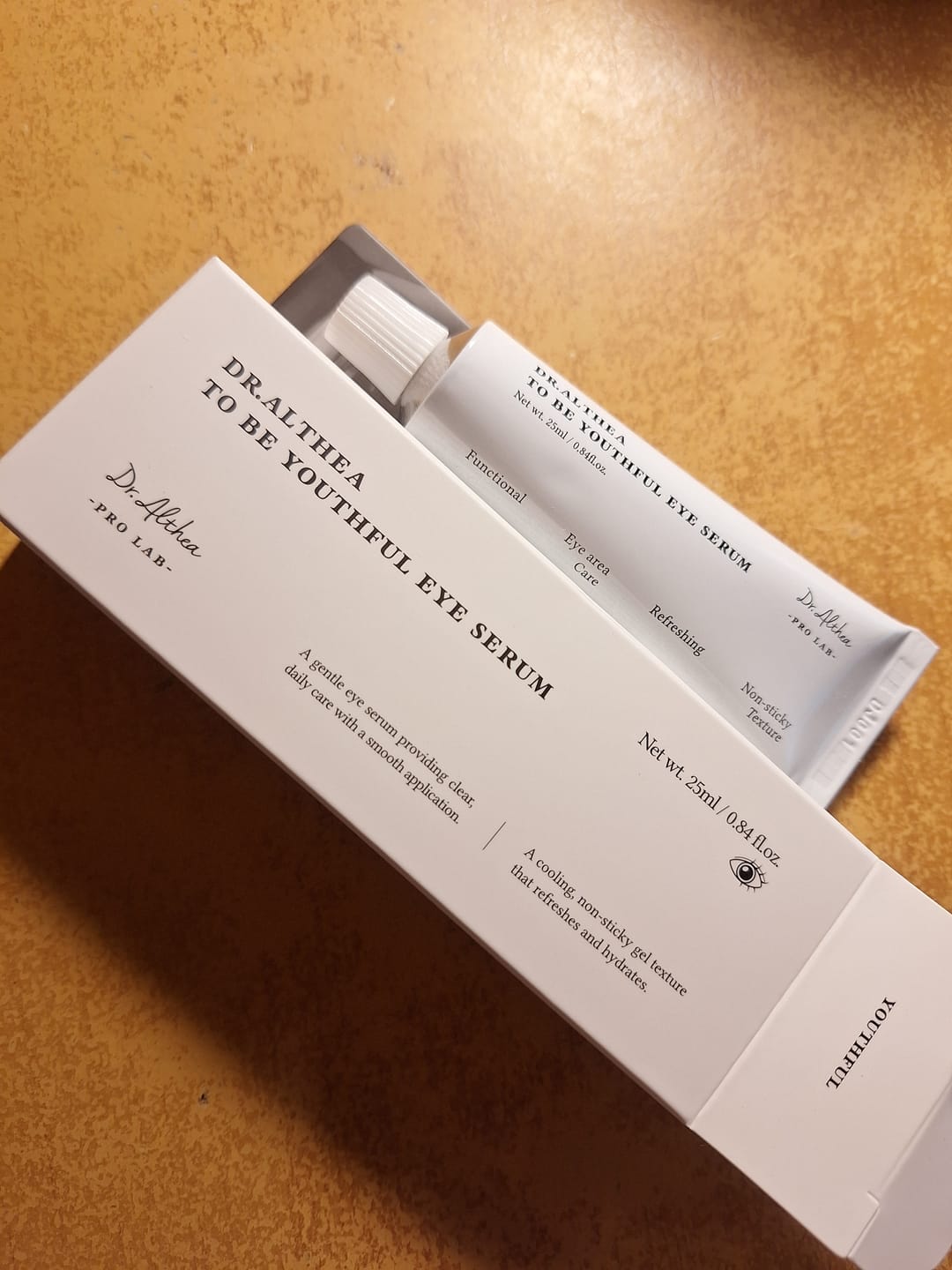 Customer photo review of Atjaunojošs serums ādai ap acīm Dr.Althea To Be Youthful Eye Serum