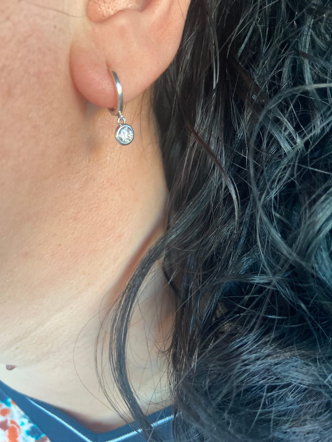 Customer photo review of Pendientes Minimalist
