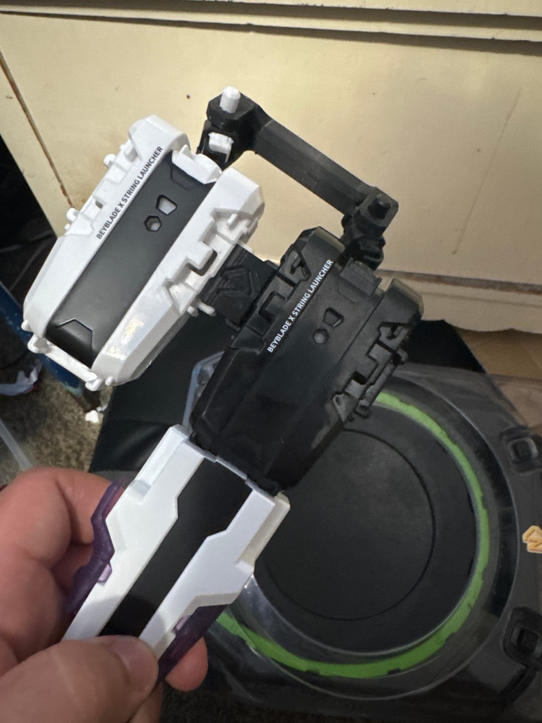Customer photo review of Takara Tomy Beyblade BX-18 Black String Launcher