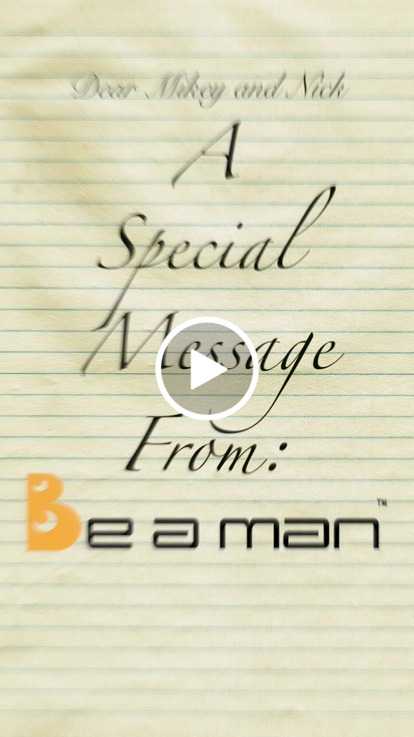 Customer video review of Personalized Be A Man Reel
