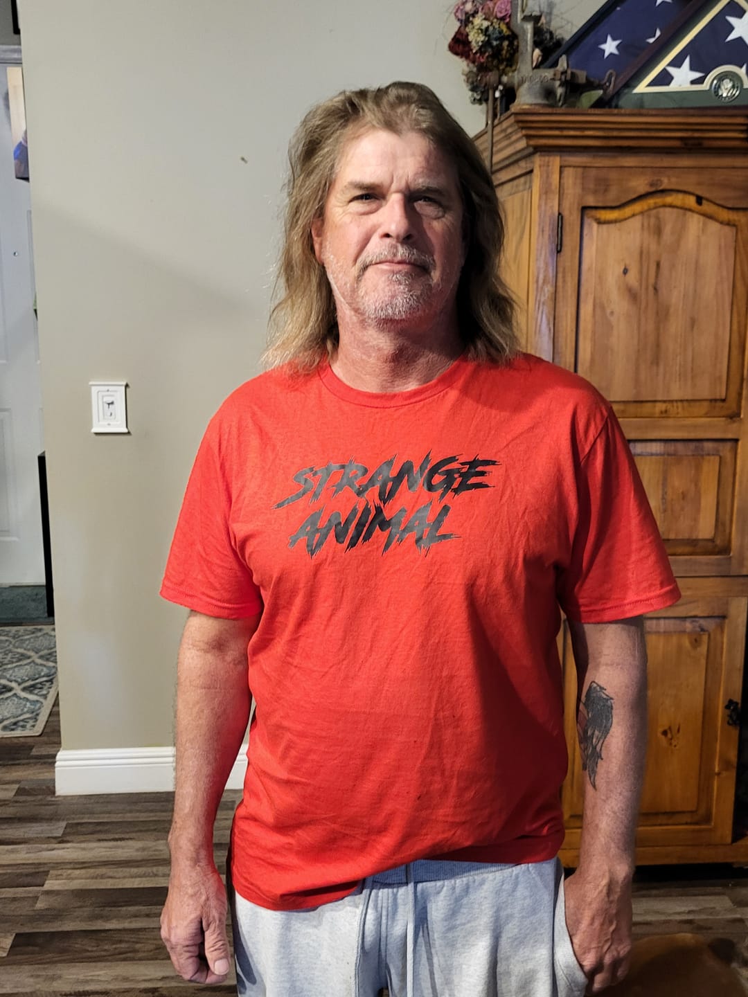 Customer photo review of Strange Animal T-Shirt