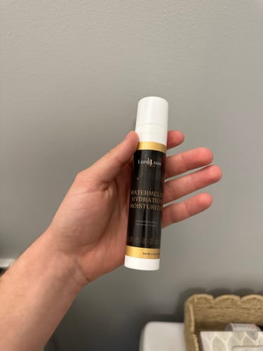 Customer photo review of Watermelon Hydration Moisturizer