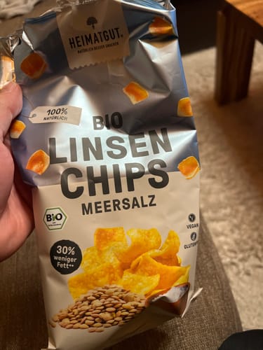 Customer photo review of Bio Linsen Chips Meersalz MHD 22.01.25