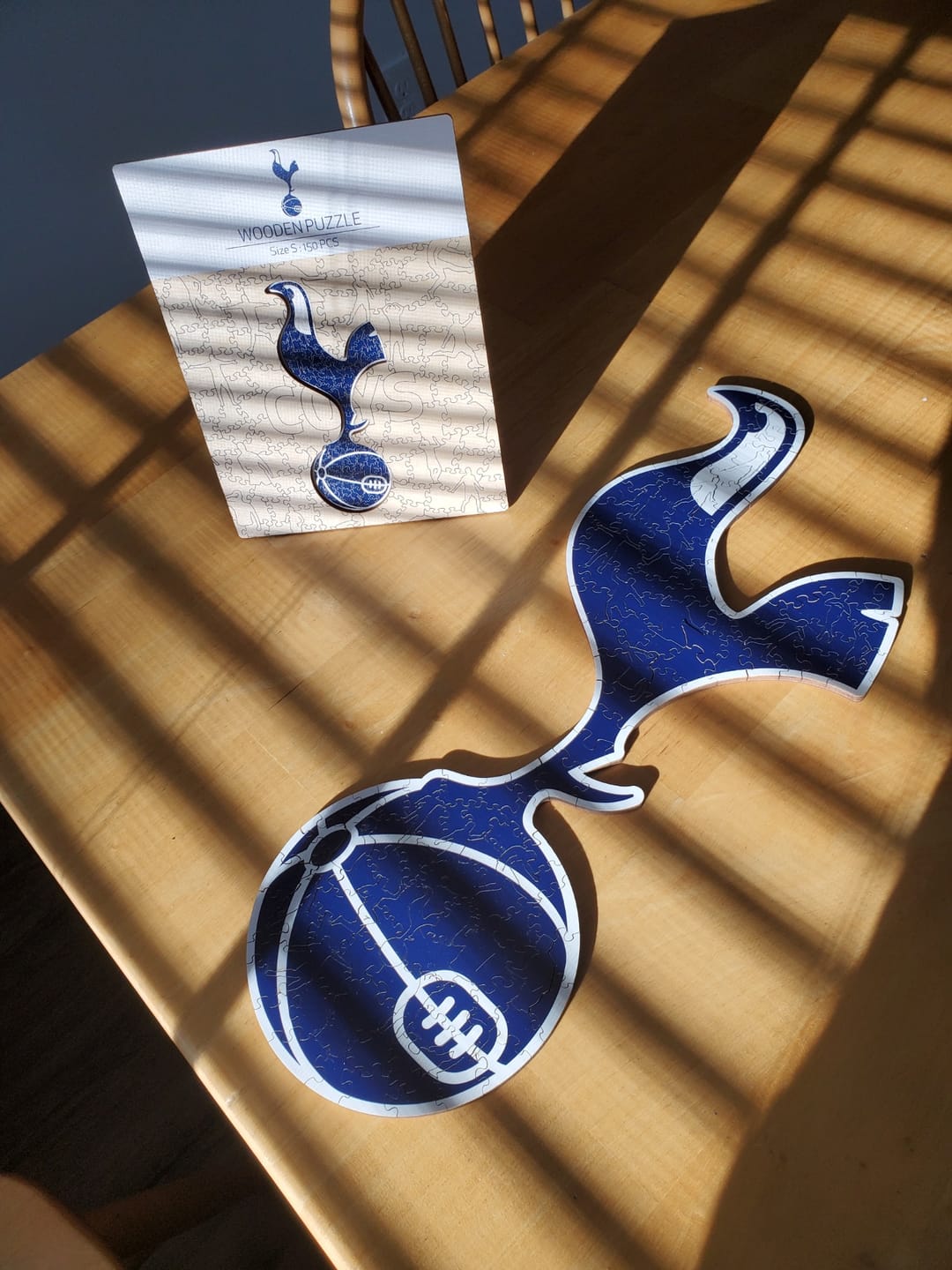 Customer photo review of Tottenham Hotspur FC® Logo - Wooden Puzzle