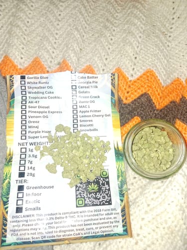 Customer photo review of Gorilla Glue THCA Flower