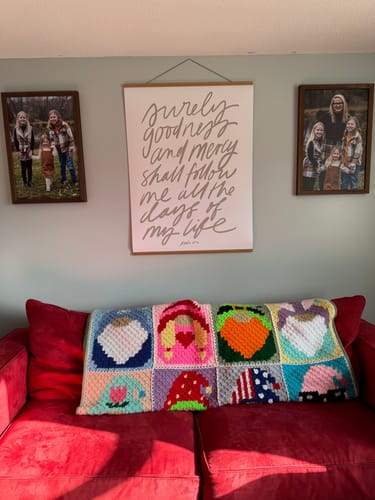 Customer photo review of Large Poster: Surely Goodness